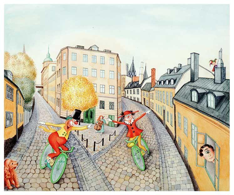 Kort Clowner – Simsalabims Stockholms-ABC